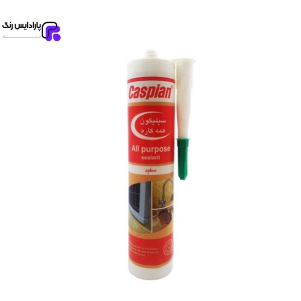 چسب سیلیکون آکواریوم کاسپین مدل سفید