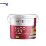 رنگ آکریلیک مات سیلیکونی دکوسان ساندورا کد 205 گالن 4 کیلویی