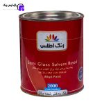 رنگ روغنی نیمه براق سفید کد 2000 اطلس گالن 4 کیلویی
